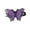 Purple, variant on Women Hair Claw Butterfly Shape Colorful Rhinestone Strong Claw Anti-slip Anti-break Hair Decoration Lightweight Elegant Party Lady Hair Grip Hair Accessories