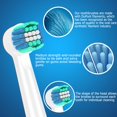 thumbnail image 3 of KHBD Cabezales de repuesto compatibles con cepillos de dientes eléctricos Oral B Braun, paquete de 16 cabezales de cepillo profesionales de precisión y sensibilidad para Oral B 7000/Pro 1000/9600/5000, 3 of 7