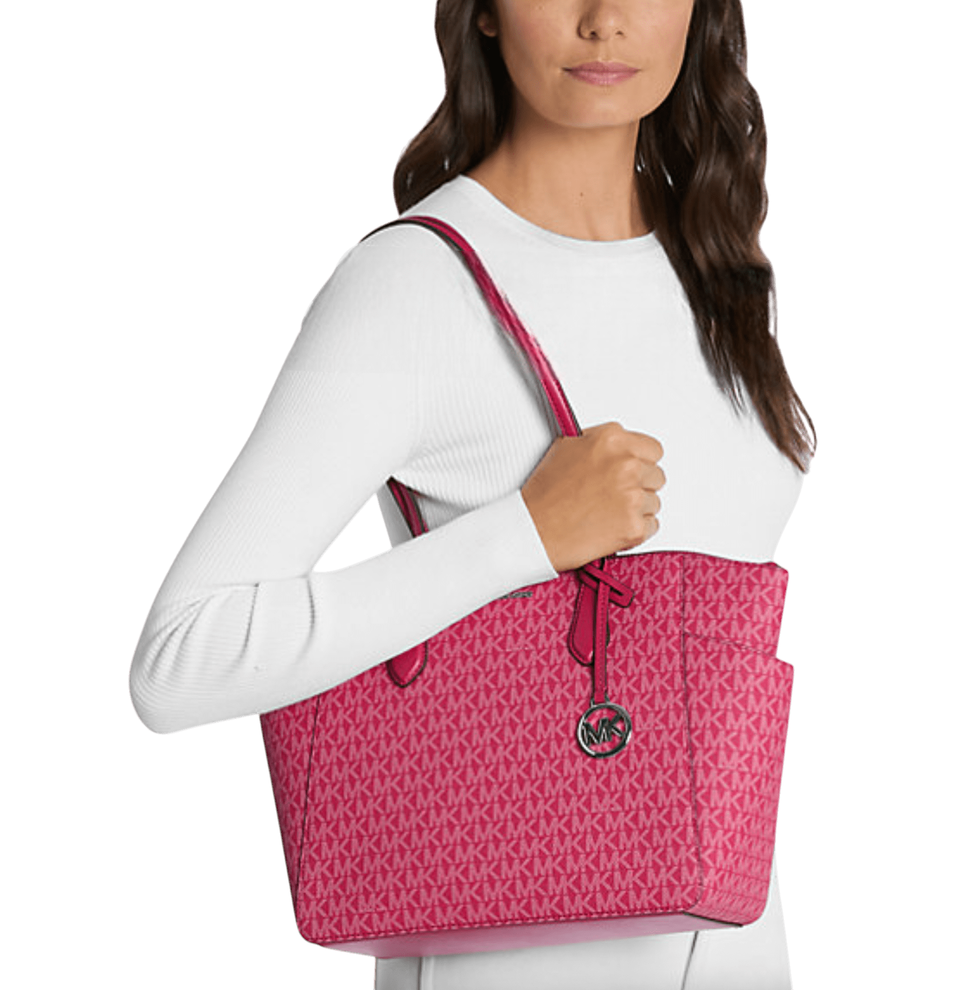 Michael Kors Womens Marilyn Medium Top Zip Tote One Size (Soft