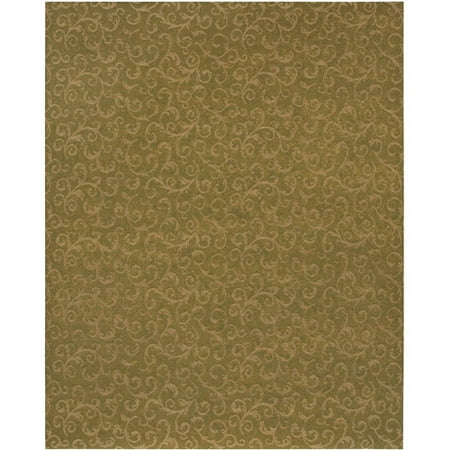 Garden Party Iron Gate Indoor/Outdoor Rug, Limelight, 5'6" x 7'6"