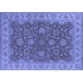 thumbnail image 1 of Ahgly Company Machine Washable Indoor Rectangle Oriental Blue Industrial Area Rugs, 6' x 9', 1 of 4