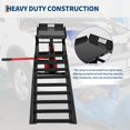 thumbnail image 4 of Towallmark 2-Pack Hydraulic Car Ramps, Heavy-Duty Vehicle Steel Ramps with 5T / 11000lbs Jack Load Capacity, Portable Design for Effortless Oil Changes and Car Lifts/Low Cars(Black), 4 of 9