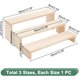 thumbnail image 2 of Exhibidor de madera con elevador, estante de mostrador de 3 niveles., 2 of 6