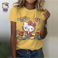 2024 LIN Cartoon Fashion Lovely Hello Kitty 3D Print Women Ladies Girls