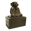 Design Toscano Meditating Asian Dog Cast Iron Canine Bookend