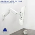 thumbnail image 2 of VIVO White Pneumatic Articulating Extended Arm, 17" to 32" Monitor Wall Mount, 2 of 8