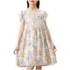 thumbnail image 1 of Odeerbi Niñas Verano Floral Vestidos Ruffle Sleeve Algodón Vestido Niños Impresión Gráfica Sin Mangas Vestido, 1 of 6