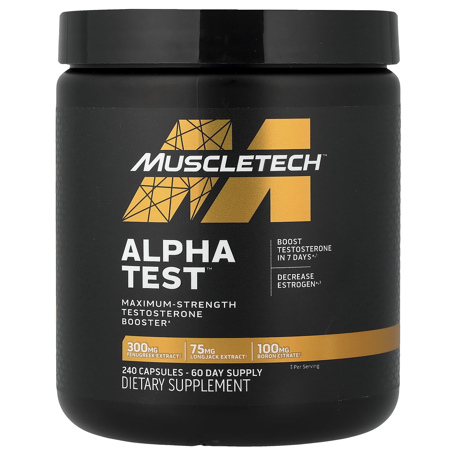 MuscleTech AlphaTest®, 240 Capsules