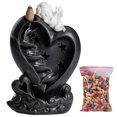 thumbnail image 1 of Cupid Backflow Incense Burner with LED Light Incense Holder Decor, 1 of 9