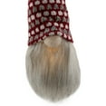 thumbnail image 5 of Northlight 8" Lighted Red, White and Gray Knit Gnome Head Christmas Ornament, 5 of 8