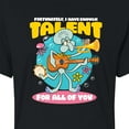 thumbnail image 3 of SpongeBob SquarePants - Squidward Enough Talent For All Of You - Juniors Cropped Cotton Blend T-Shirt, 3 of 6
