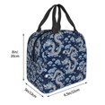 thumbnail image 2 of Defioc Dragons Print Lunch Box,Lunch Bag for Women Men Reusable Insulated Lunch Tote for Work/Office/Picnic/Travel, 2 of 6