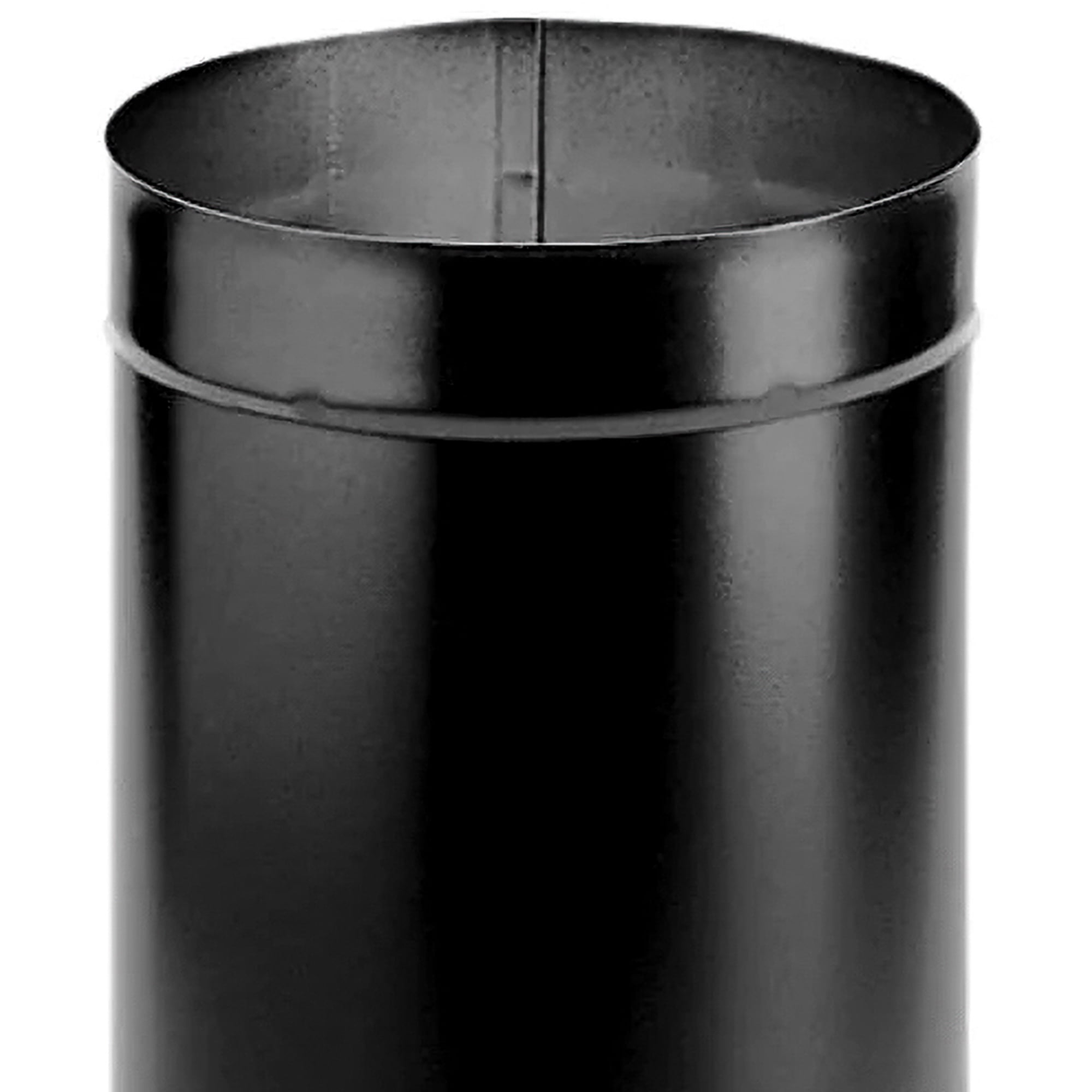 DuraVent DuraBlack 48-Inch 6DBK-48 Single Wall Black Stove Pipe, Black