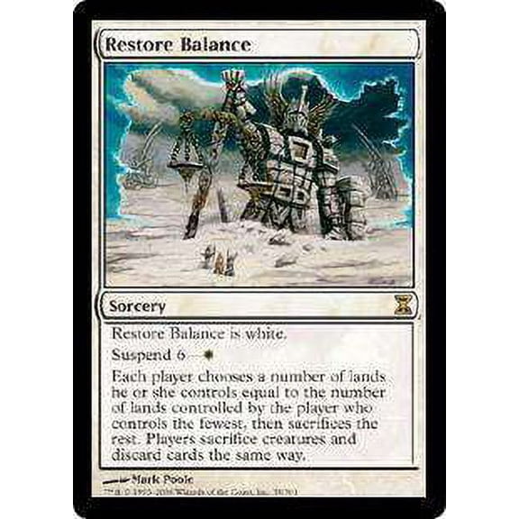 MtG Time Spiral Rare Restore Balance #38