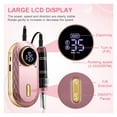 thumbnail image 3 of 35000RPM Electric Nail Drill Machine, Professional LCD Display Portable All For Manicure Tool, Rechargeable Nails Art Set ,Easy to Use, 3 of 7