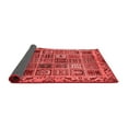 thumbnail image 2 of Ahgly Company Indoor Square Abstract Red Modern Area Rugs, 3' Square, 2 of 4