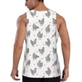 thumbnail image 3 of Haiem Funny Chicken Men Workout Tank Top Gym Bodybuilding Sleeveless Muscle T Shirts Athletic Tank Breathable Workout Shirt-Medium, 3 of 9