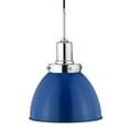 thumbnail image 6 of Evelyn&Zoe Industrial 12" Wide Blue/Polished Nickel Pendant, 6 of 7