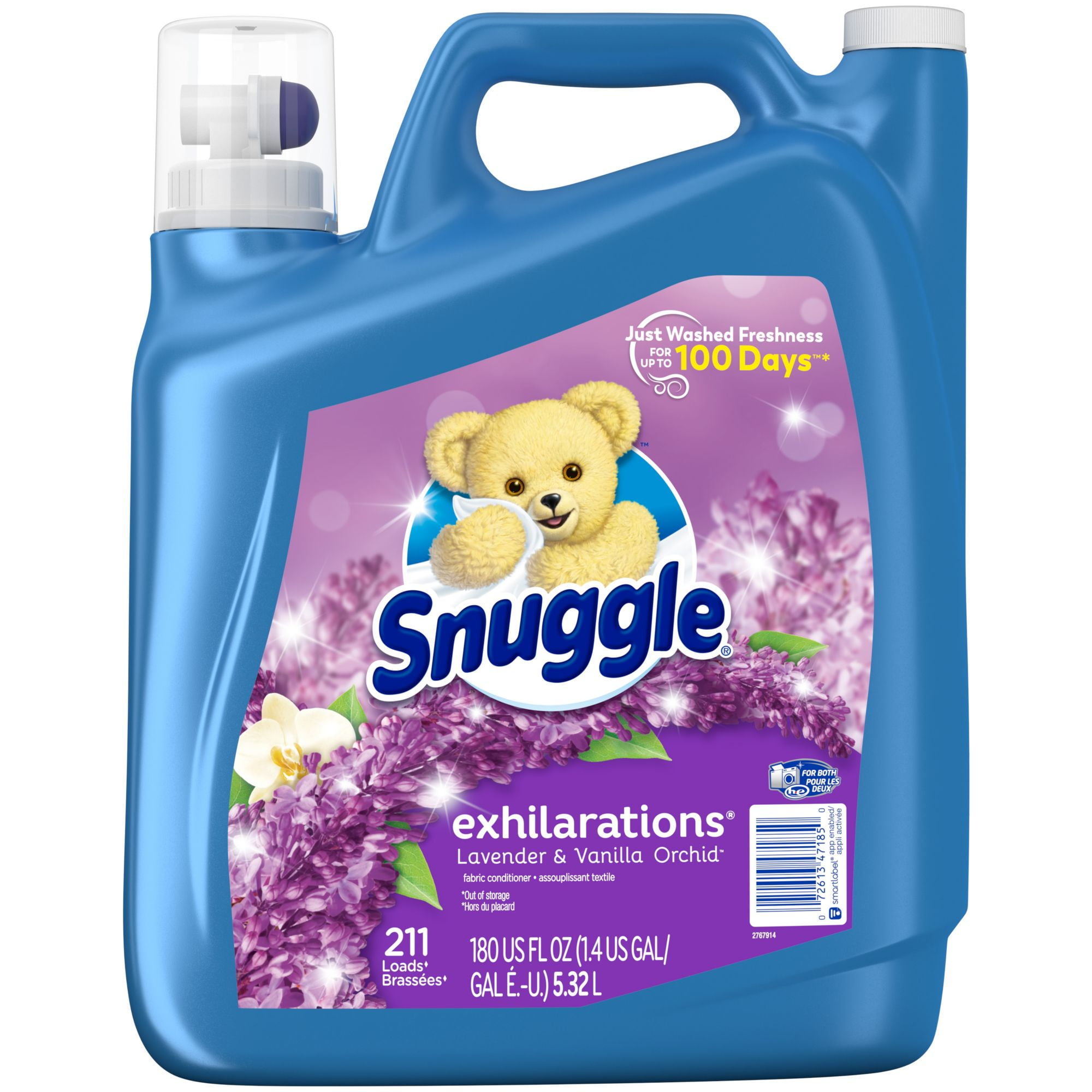 Snuggle Exhilarations Liquid Fabric Softener, Lavender and Vanilla