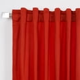 thumbnail image 3 of Aurora Home  Cotton Blend Rod Pocket and Backtab Curtains- Set of 2 Spice - 84"L, 3 of 5