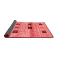thumbnail image 2 of Ahgly Company Indoor Square Abstract Red Contemporary Area Rugs, 5' Square, 2 of 4