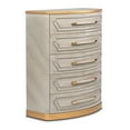 thumbnail image 3 of St. Charles 5-Drawer Highboy Chest - Dove Gray, 3 of 13