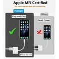 thumbnail image 2 of Lightning to Digital AV Adapter, Apple MFi Certified HDMI Converter, 1080P Sync Screen Audio Video Dongle Cable for iPhone, iPad to TV/Projector/Monitor, 2 of 7