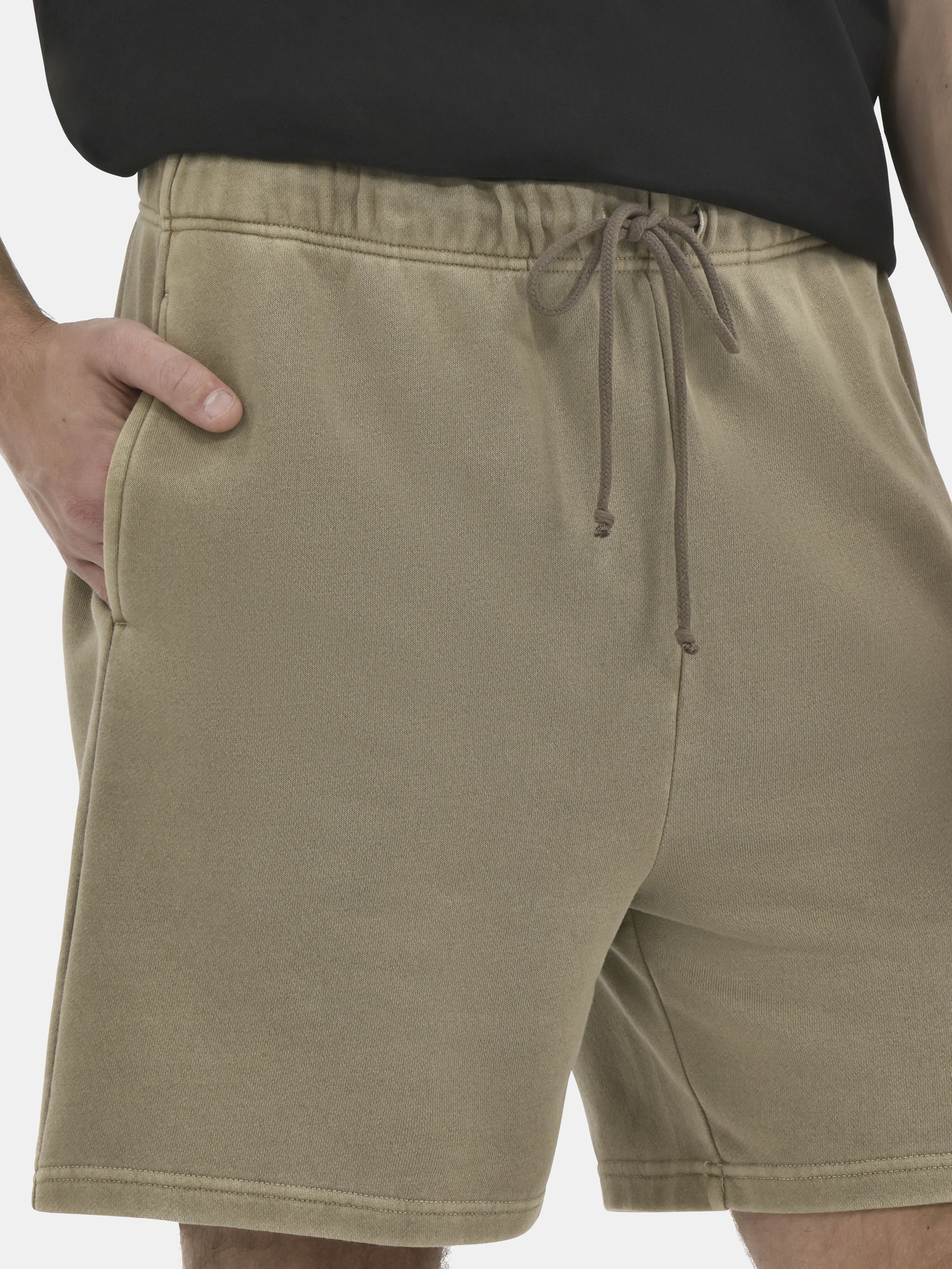 No Boundaries Soft Fleece Jogger Shorts, 6" Inseam, 2-Pack, Men's and Big Men's