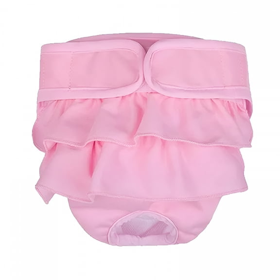 ACDANC Pet Soft Washable Female Diapers - Adjustable Female Dog Diapers, Comfort Breathable Reusable Doggy Diapers for Girl Dog Diapers