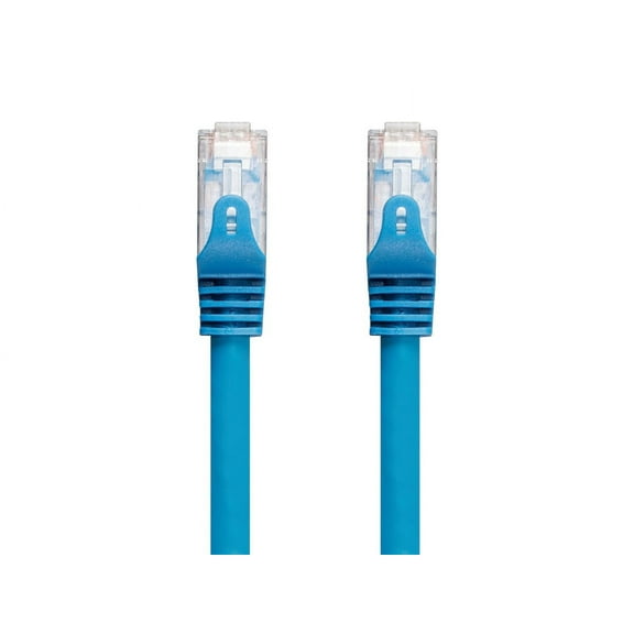 Monoprice 35ft Cat6 Snagless UTP Network Patch Cable Blue 16054