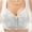 White, variant on Front Closure Wireless Bra Plus Size,Bras for Women,Fashion Non Magnetic and Non Steel Ring Gathered Bra with Thin Cup and Adjustable Lace Bra Underwear Push Up Bras