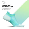thumbnail image 4 of Feetures Elite Max Cushion No Show Tab Ankle Socks - Sport Sock with Targeted Compression - Aqua Surf, S (1 Pair), 4 of 7