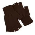 thumbnail image 2 of WonderWiz 1Pair Half Finger Fingerless Gloves for Women and Men Wool Knit Wrist Cotton Gloves Winter Warm Workout Gloves Khaki One Size, 2 of 5