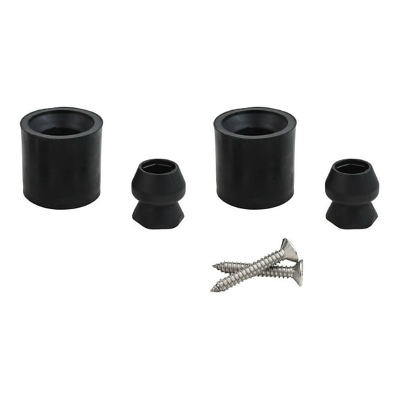 2Pcs Trailer Door Holder Kit, Rv Camper Door Holder Rubber Bumper Accessories Fangkenuo