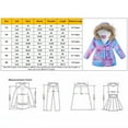 thumbnail image 2 of Gubotare Coats for Kids Girls Zip Keep Thicken Up Tie-Dye Girls Jacket Warm Winter Girls Coat&jacket (Purple,2-3 Years), 2 of 4