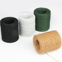 PTOOTP White Paper Covered Floral Wire for Flower Bouquets and Crafts, Easy to Cut, 1 Roll for Arrangements