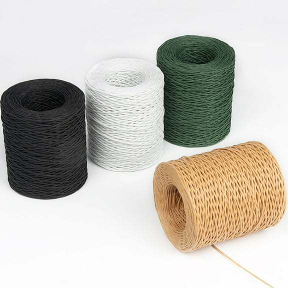 PTOOTP White Paper Covered Floral Wire for Flower Bouquets and Crafts, Easy to Cut, 1 Roll for Arrangements