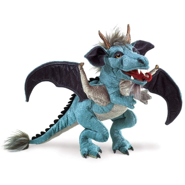 Títere de mano Folkmanis Dragón del Cielo multicolor de 56 cm