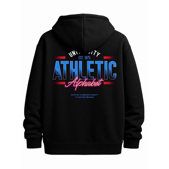 UniCity Athletic funny hoodies for men graphic hoodies black Regular Fit, All-Season Casual Wear, Ideal Gift autumn clothes hoodies Hip-Hop Streetwear funny Retro Unisex hoodie