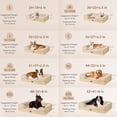 thumbnail image 2 of Cama para perros EHEYCIGA, ortopédica, impermeable, de espuma viscoelástica, color gris, 2 of 9