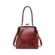 thumbnail image 2 of Shoulder Crossbody Bag | Soft PU Leather Texture | Vintage Spring Style Handbag | Versatile Carry Options | Compact 7.87"x7.48" | Brown, Wine | Lightweight 0.56lb | 1 Pack, 2 of 6