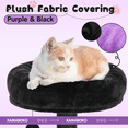 thumbnail image 5 of LHBCraft Gothic Cat Tree, 36.5" Black Cat Tower for Indoor Cats with Large Cat Condo, Cat Scratching Post, for Small-Medium Cats, 5 of 7