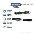 thumbnail image 2 of Bissell Upright Vacuum Cleaner Brushroll 2032449 With Free Style 7, 9, 10, 12, 14, 16 Upright Flat Vaccum Belts 3031120, 32074, 18-3111-00 (1Pack), 2 of 3