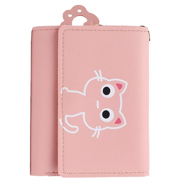 Cartera pequeña para mujer, minimalista, compacta, para tarjetas de crédito, para uso informal y de negocios