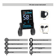 thumbnail image 5 of M5 Electric Bike Color LCD Display Meter 36V 48V/26A Big 9 Sine Wave Controller E Scooter Panel for Mountain EBike, 5 of 5