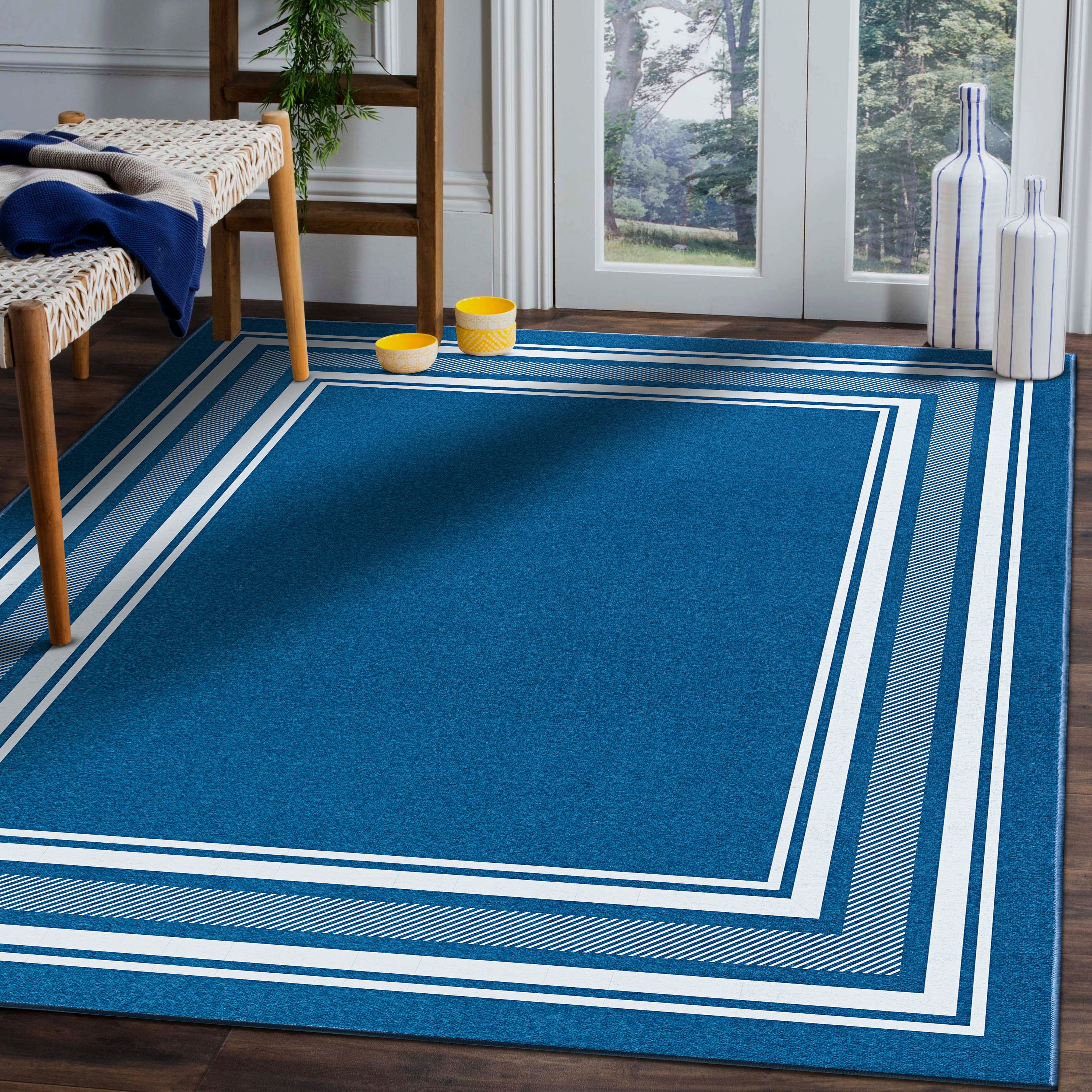 Heavy-Duty Ribbed Indoor Outdoor Carpet Stormy Blue  Indoor outdoor carpet,  Outdoor carpet, Outdoor carpet for decks