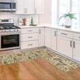 thumbnail image 5 of Wildflowers Floral Spring Kitchen Mats Set of 2, Home Decor Low-Profile Kitchen Rugs for Floor - 17x29 and 17x47 Inch, 5 of 6