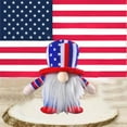 thumbnail image 2 of Utoimkio 4th of July Patriotic Gnomes Plush Decorations Party Supplies Memorial Day Red White Blue Gnomes Doll Patriotic Decorations for Home Party 4th of July Accessories, 2 of 8