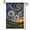 D, variant on XaaKee Yard Flags, Swirling Sapphire Meadow Yard Flag, Double-sided High-Quality White Linen Small Garden Flags For Outside Walkway, 12x18Inch