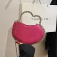 thumbnail image 4 of Bolsos de mano con asa superior de hilo de coser, compartimento interior, 2024, bolsos de alta calidad para mujer, bolsos de mano de PU con cremallera a la moda para mujer, 4 of 5